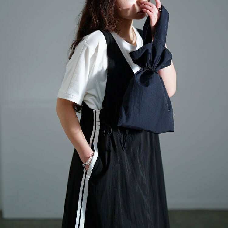 大きいサイズ レディース サイドラインドロストジャンパースカート　nw-25004【メール便可】