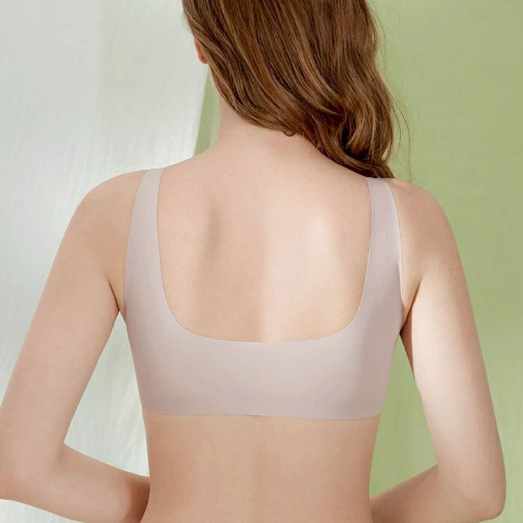 大きいサイズ レディース フロントホックシームレスブラ　goldy-1660