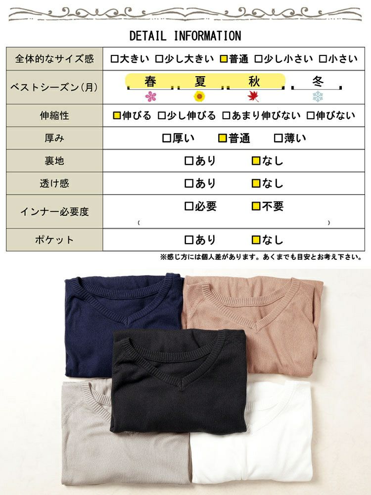 大きいサイズ レディース Vネックドルマンニット　wn-0233【メール便可】