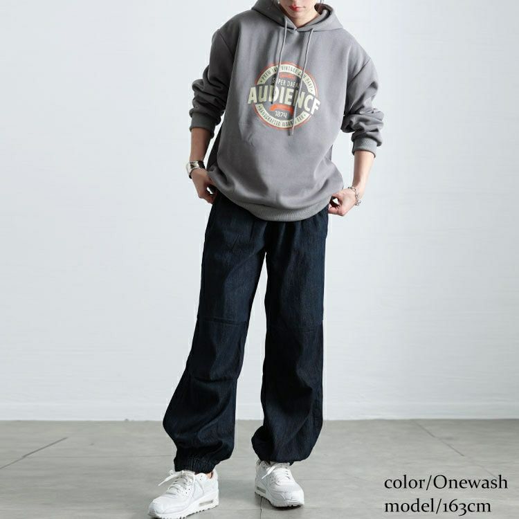 大きいサイズ レディース パラシュートコットンライトオンスデニム　wd-0415