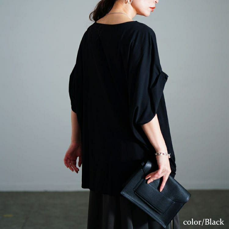 大きいサイズ レディース 接触冷感ストレッチドルマンプルオーバー　sw-0723【メール便可】