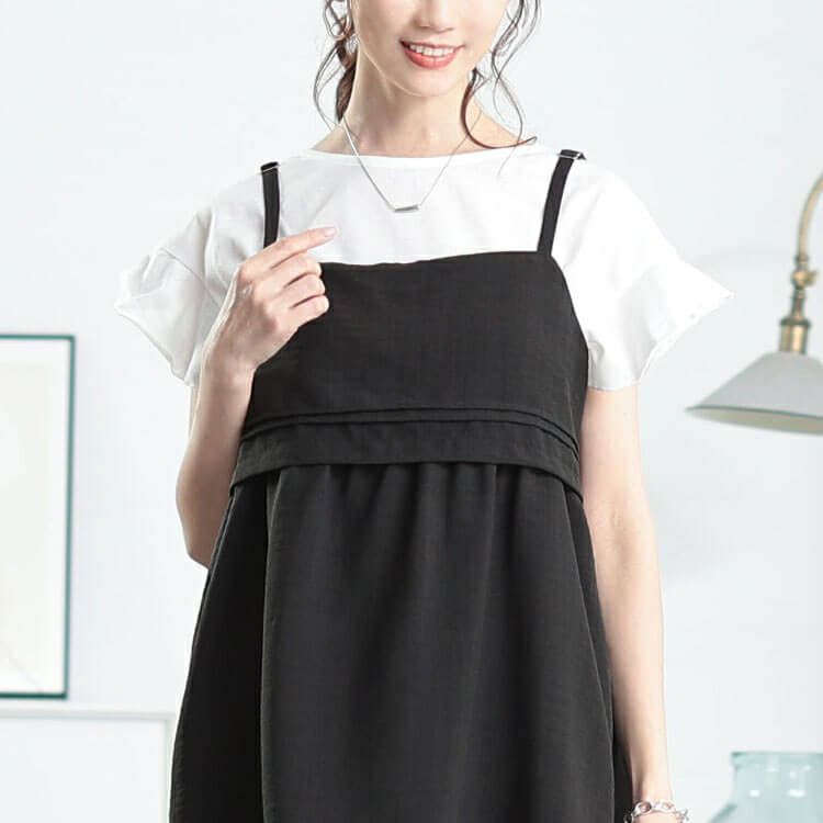 大きいサイズ レディース 接触冷感＆UVカットペプラムキャミビスチェ　cpdai-640797【メール便可】