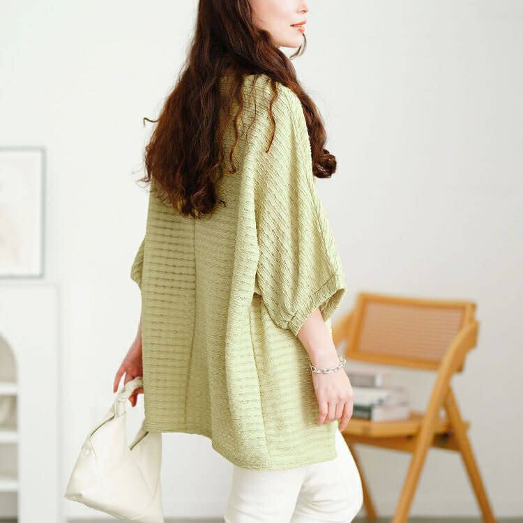 大きいサイズ レディース レースボーダードルマンチュニック　cpdai-659773