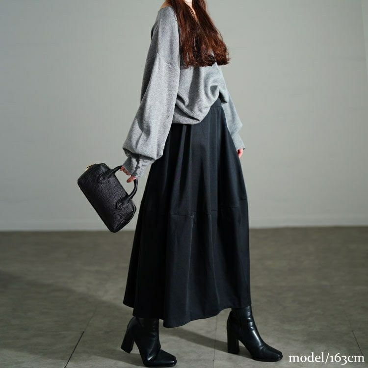 大きいサイズ レディース タックバレルスカート　sw-0706