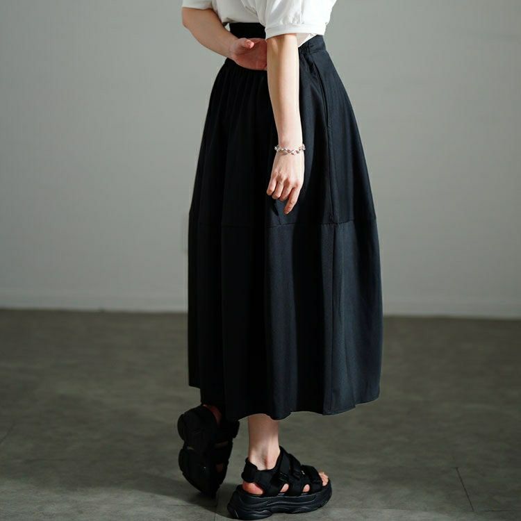 大きいサイズ レディース タックバレルスカート　sw-0706