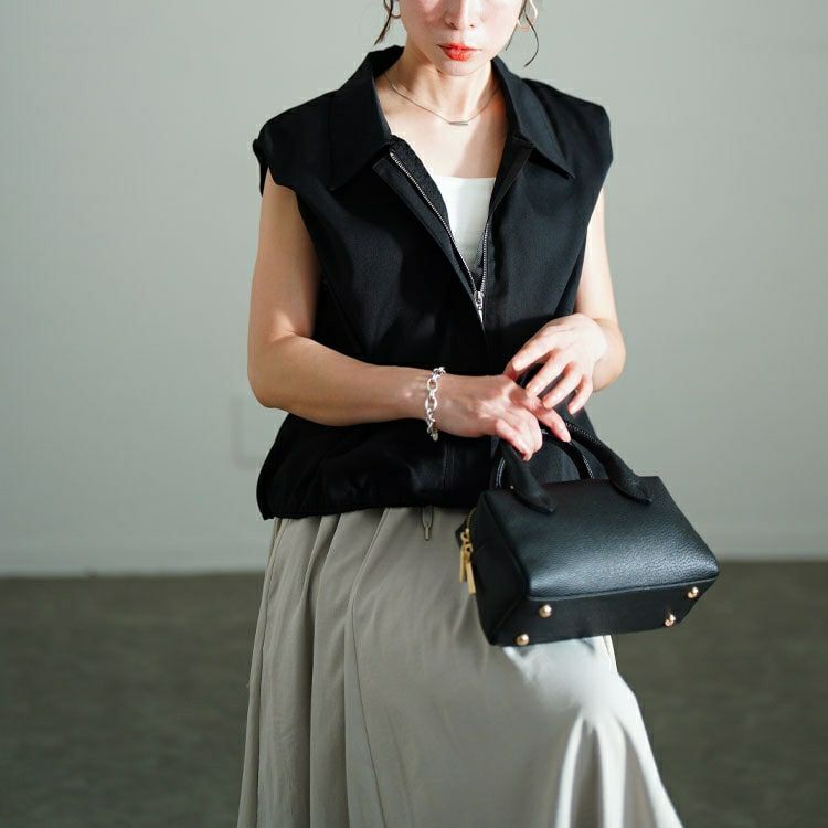 大きいサイズ レディース バルーンクロップドZIPトップス　sw-0705【メール便可】