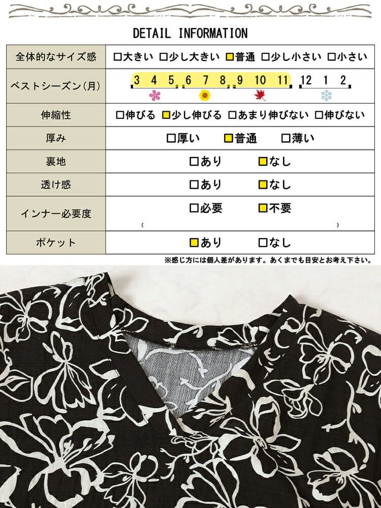 大きいサイズ レディース 花柄マキシ丈ワンピース　gold937【メール便可】