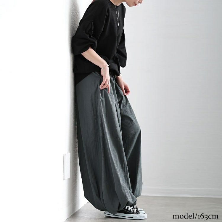 大きいサイズ レディース ワイドバルーンパンツ　nw-25029