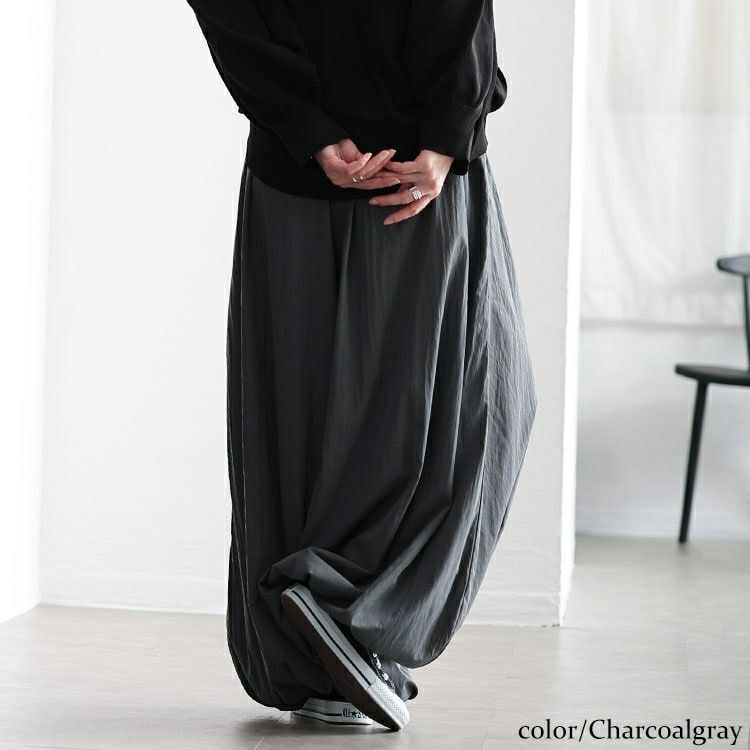 大きいサイズ レディース ワイドバルーンパンツ　nw-25029