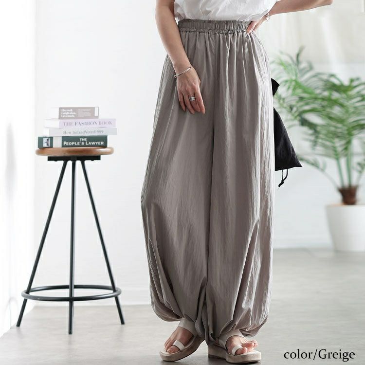 大きいサイズ レディース ワイドバルーンパンツ　nw-25029