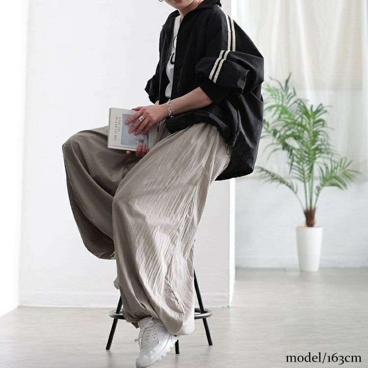 大きいサイズ レディース ワイドバルーンパンツ　nw-25029