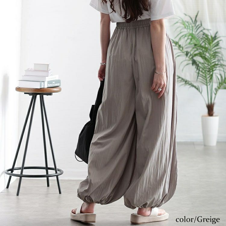 大きいサイズ レディース ワイドバルーンパンツ　nw-25029