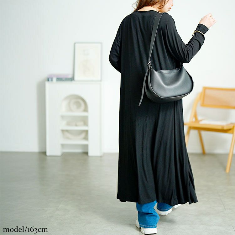 大きいサイズ レディース ロング丈Vネックカーディガン　goldy-1672【メール便可】