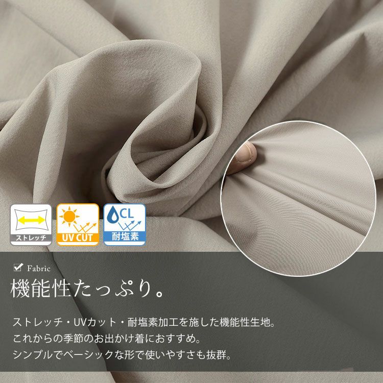 大きいサイズ レディース UVカット＆耐塩素ドロストラッシュガード　mnfk-858301
