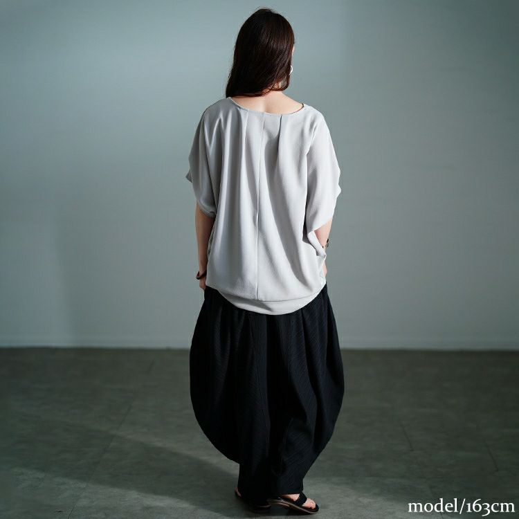 大きいサイズ レディース 楊柳変形サーカスパンツ　sw-0776