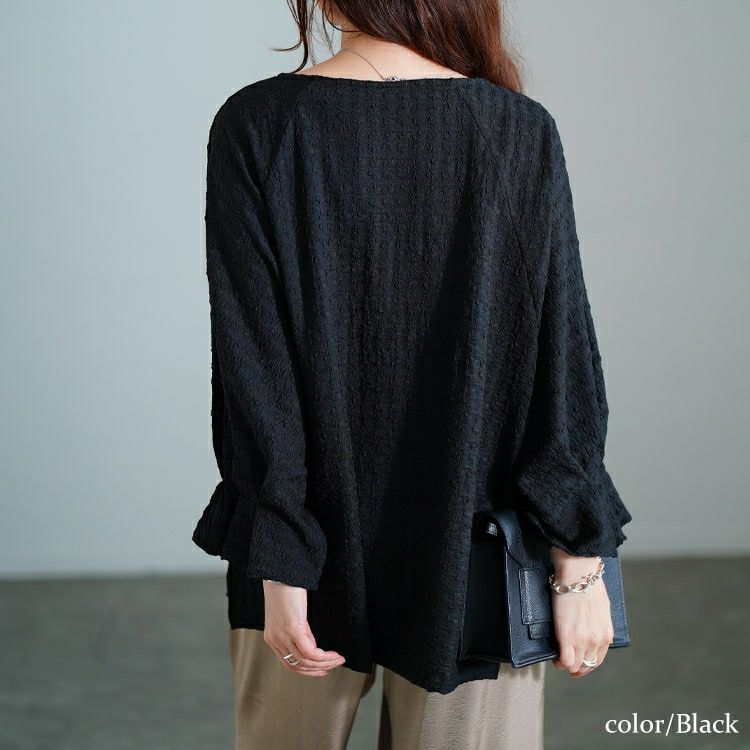 大きいサイズ レディース タックキャンディスリーブプルオーバー　tog-1056