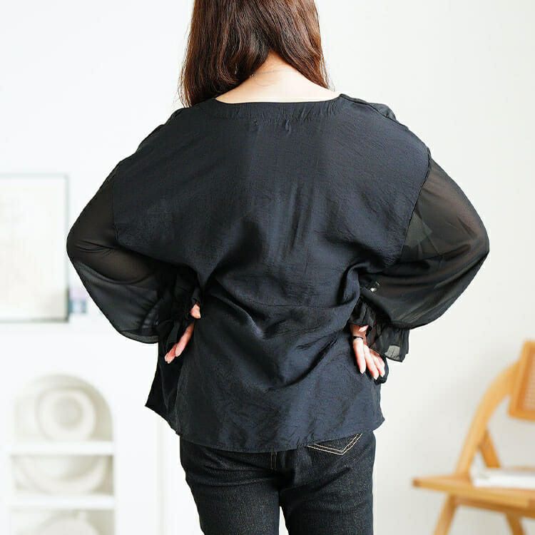 大きいサイズ レディース ラインストーン付きプリントプルオーバー　jp546 【メール便可】