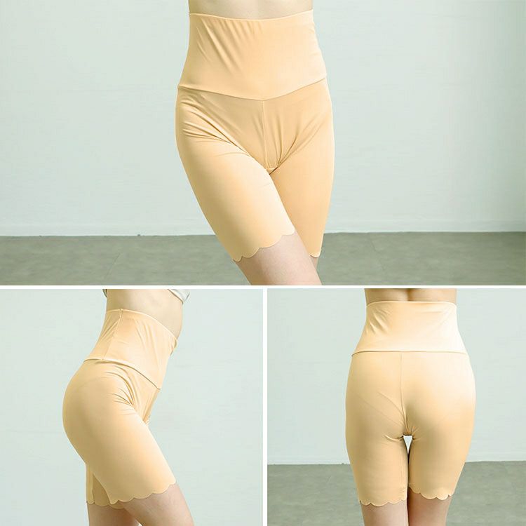 大きいサイズ レディース 冷感クールストレッチ股ずれ防止パンツ　goldy-1738【メール便可】