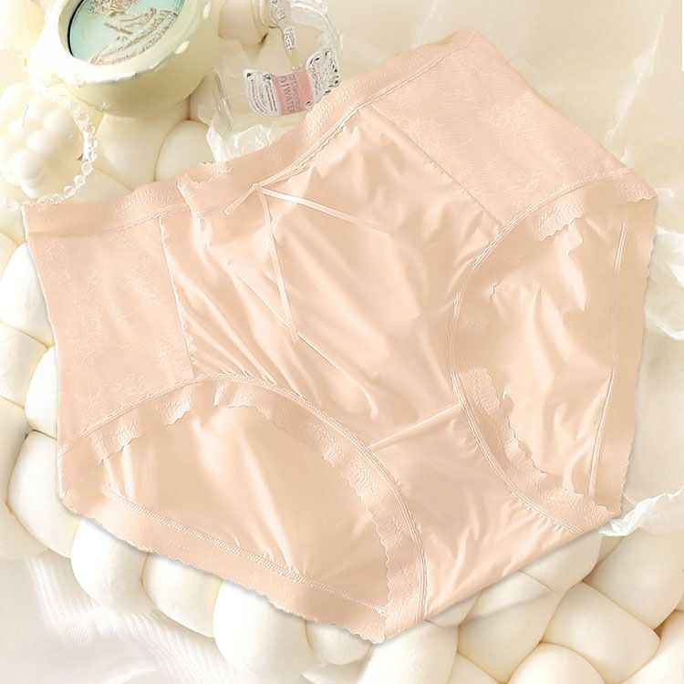 大きいサイズ レディース シアーレースハイウエストショーツ　goldy-1739【メール便可】