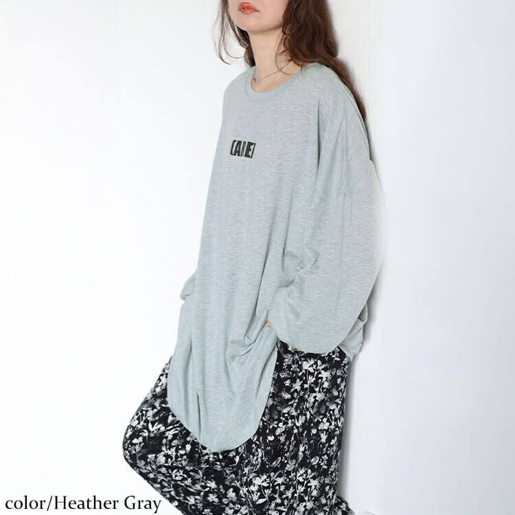 大きいサイズ レディース バックプリントビッグチュニック　maruka-7167 【メール便可】