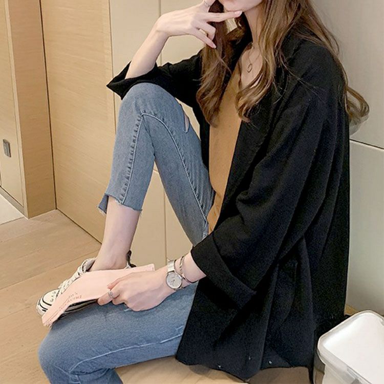 大きいサイズ レディース ミドル丈テーラードジャケット　goldy-1742【メール便可】