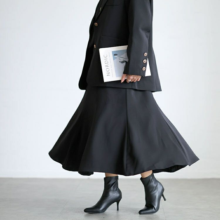 大きいサイズ レディース テーラードジャケット＆ベスト＆スカート3点セット　goldy-1746