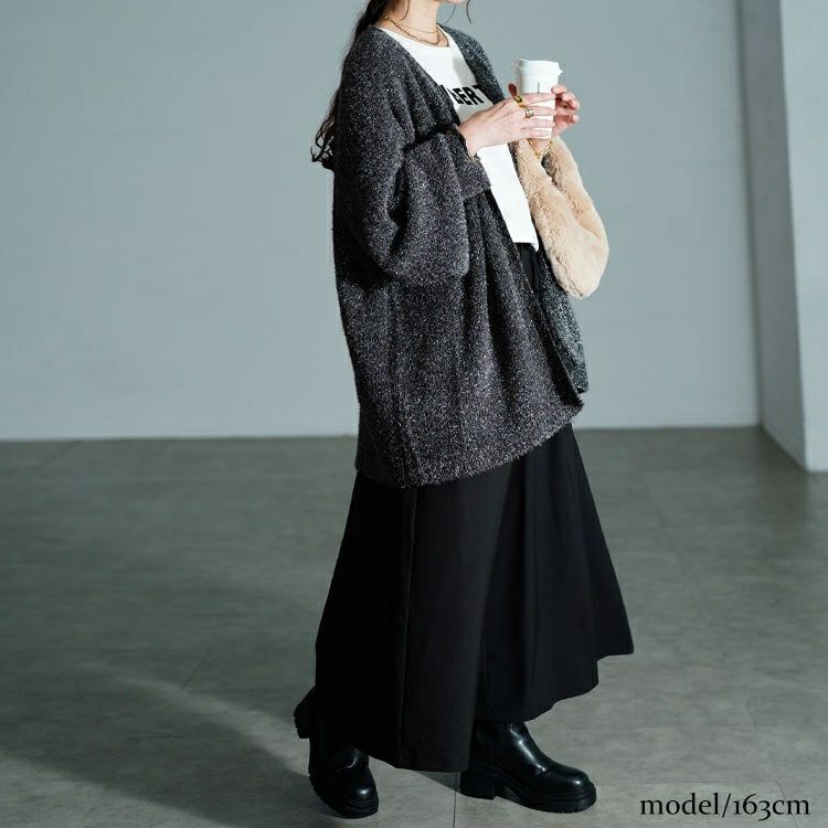 大きいサイズ レディース アシメタック変形ワイドパンツ　sw-0808