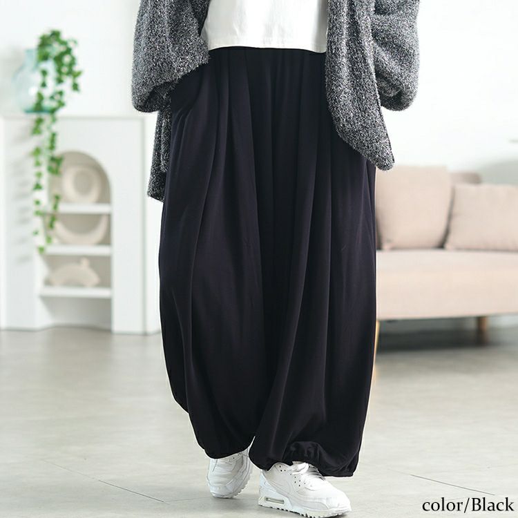 大きいサイズ レディース あったか裏起毛サーカスパンツ sw-0768