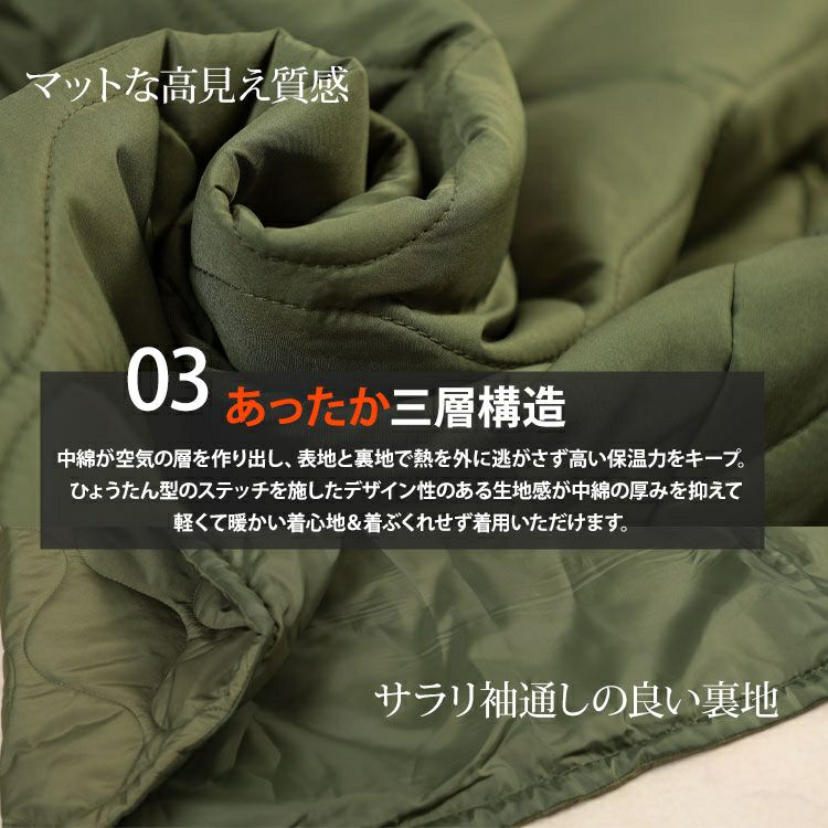 大きいサイズ レディース 中綿キルティングモンスターパーカーコート　tog-1045