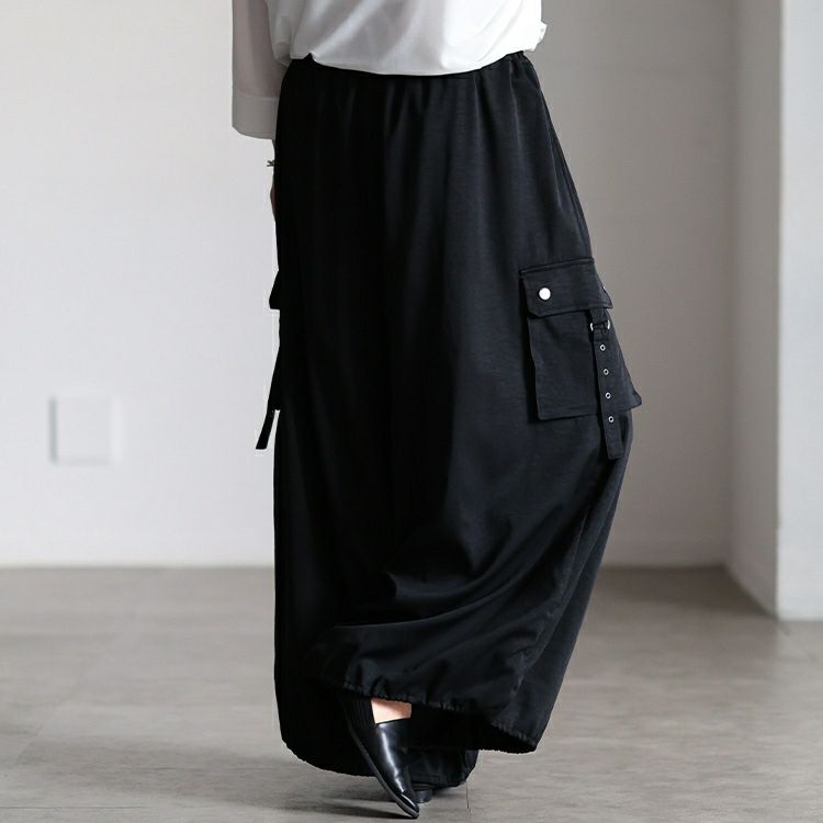 大きいサイズ レディース 裾ドロストボリュームカーゴパンツ　sw-0831