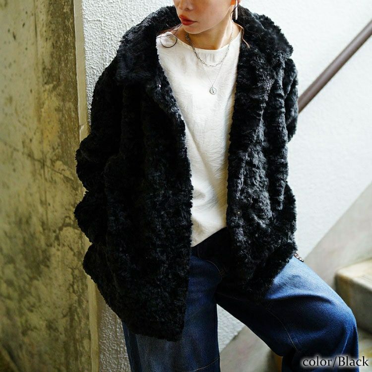 大きいサイズ レディース ファーブルゾン　tog-1040