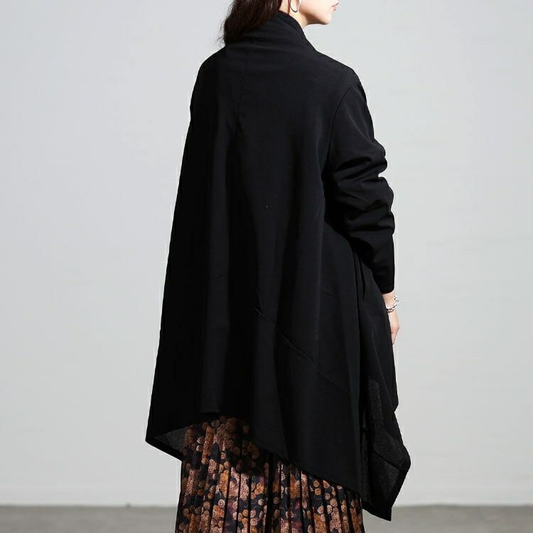 大きいサイズ レディース アシンメトリーカシュクールコーディガン nw-25050