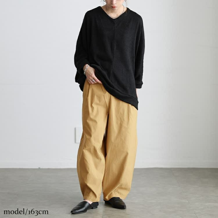 大きいサイズ レディース 裏起毛蓄熱保温ストレッチバレルパンツ cpdai-640948