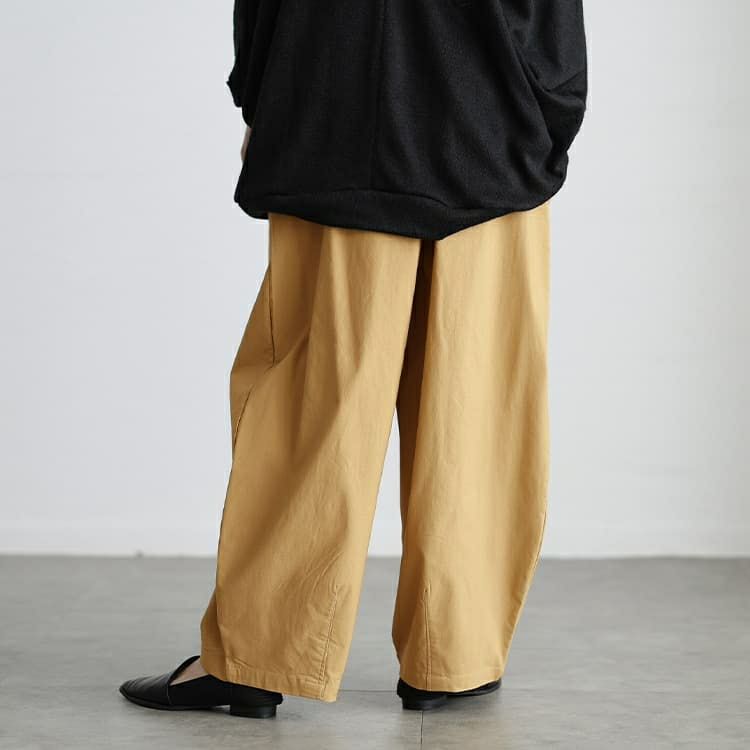 大きいサイズ レディース 裏起毛蓄熱保温ストレッチバレルパンツ cpdai-640948