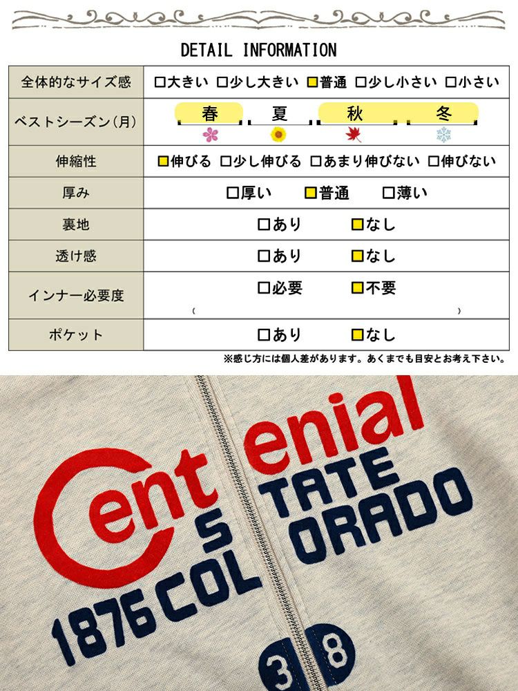 大きいサイズ レディース ロゴ入りダブルZIP襟付きカーディガン cros-140445