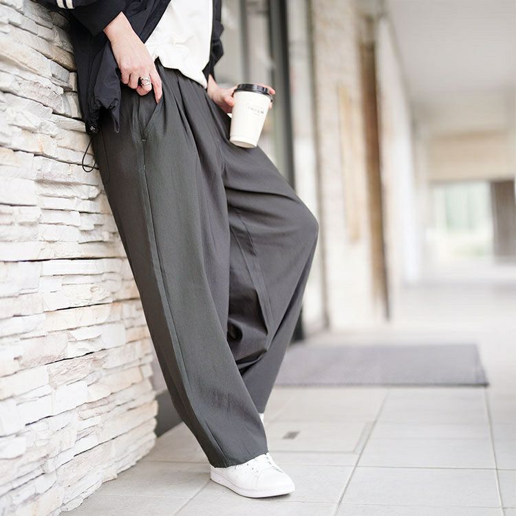 大きいサイズ レディース ストレッチコクーンパンツ tog-1065