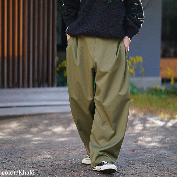 大きいサイズ レディース ツイルバレルパンツ cpdai-641614