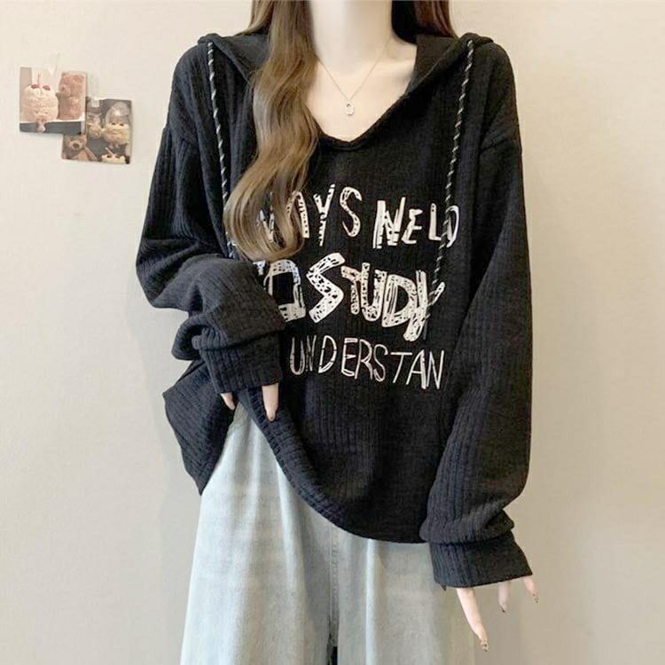 大きいサイズ レディース ロゴVネックリブパーカー
