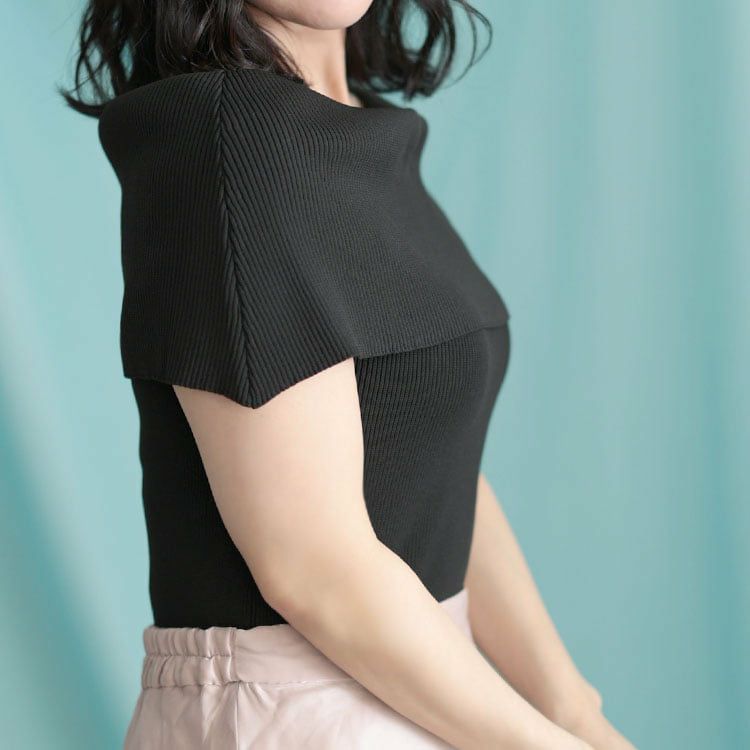 大きいサイズ レディース オフショルニットトップス