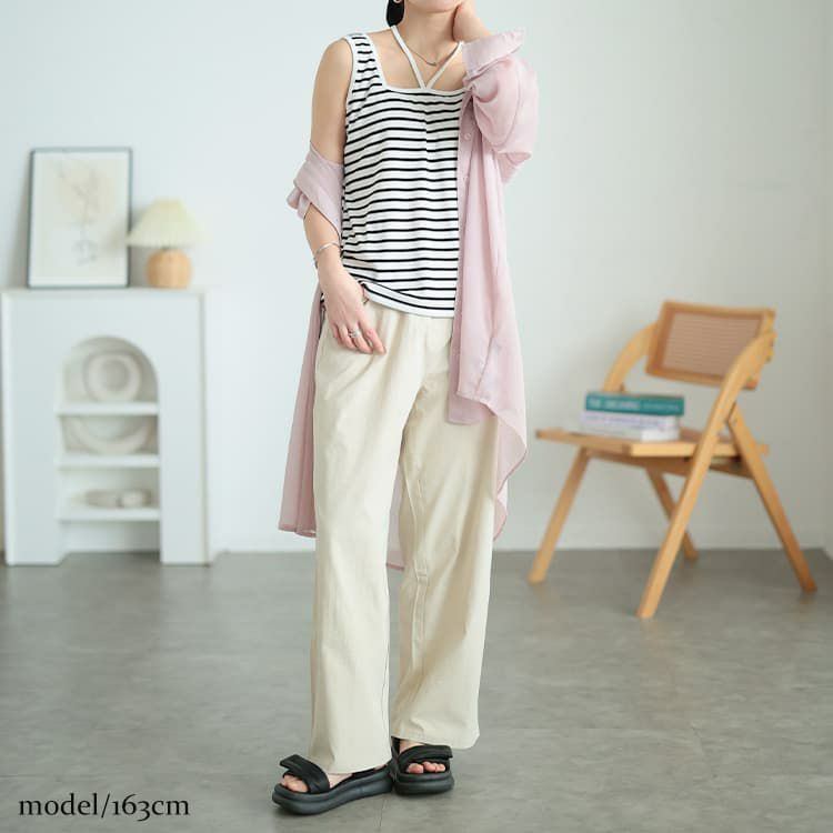 大きいサイズ レディース 前後2wayホルターネックリブタンクトップ