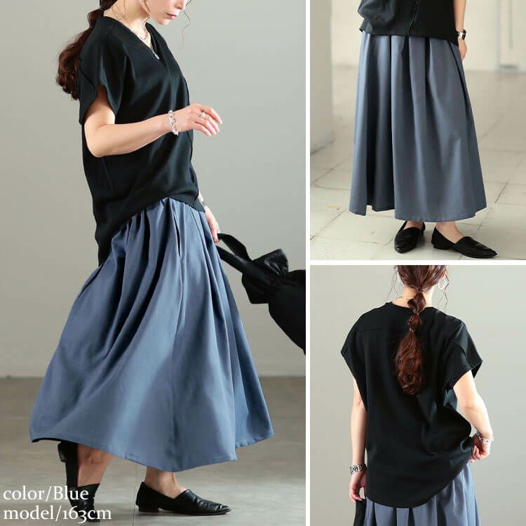 大きいサイズ レディース ドッキングタックワンピース